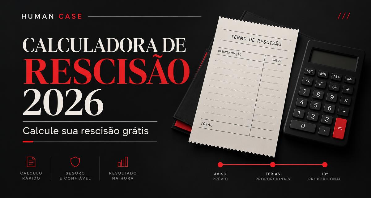 Calculadora de rescisão 2026 — Human Case